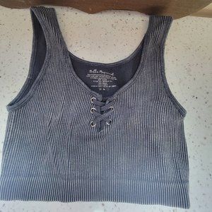 Bella Movement Crop Top Dark Blue. Size SM